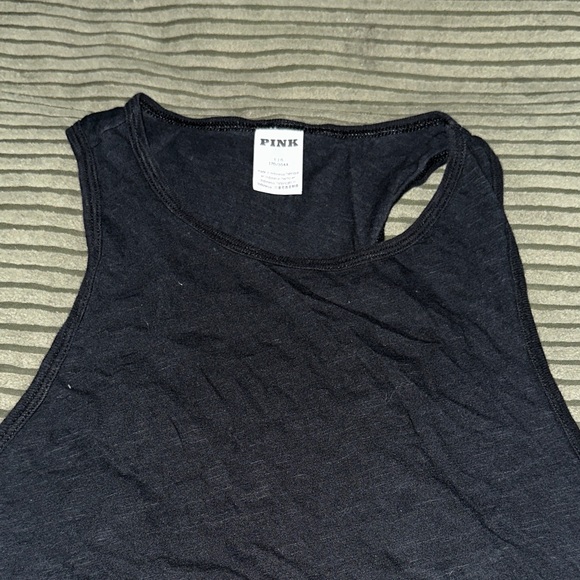 PINK Black Tank Top - Picture 7 of 8